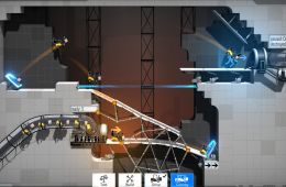 Скриншот из игры «Bridge Constructor Portal»