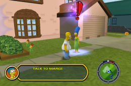 Скриншот из игры «The Simpsons: Hit & Run»