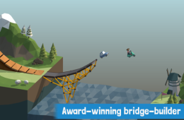 Скриншот из игры «Poly Bridge»