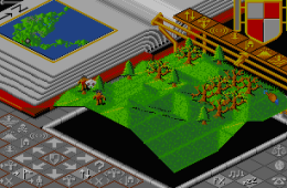 Скриншот из игры «Populous»