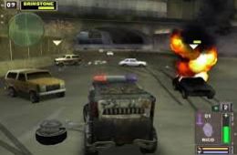 Скриншот из игры «Twisted Metal: Black»