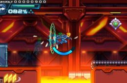 Скриншот из игры «Azure Striker Gunvolt»