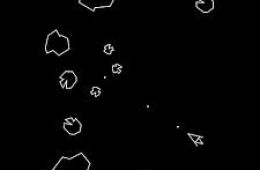 Скриншот из игры «Asteroids»