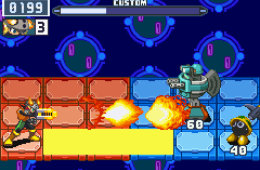 Скриншот из игры «Mega Man Battle Network 6: Cybeast Gregar»