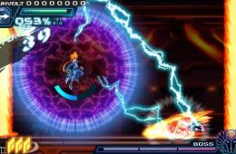 Скриншот из игры «Azure Striker Gunvolt»