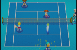 Скриншот из игры «Mario Tennis: Power Tour»