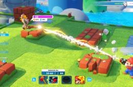 Скриншот из игры «Mario + Rabbids Kingdom Battle»