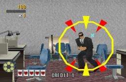 Скриншот из игры «Virtua Cop»