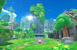 Скриншот из игры «Kirby and the Forgotten Land»