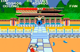 Скриншот из игры «Yie Ar Kung-Fu»