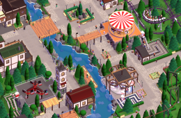 Скриншот из игры «Parkitect»