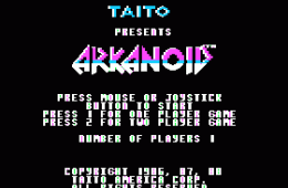 Скриншот из игры «Arkanoid»