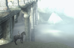 Скриншот из игры «Shadow of the Colossus»