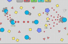 Скриншот из игры «Diep.io»