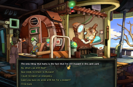 Скриншот из игры «Deponia»