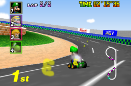 Скриншот из игры «Mario Kart 64»