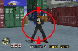 Скриншот из игры «Virtua Cop»