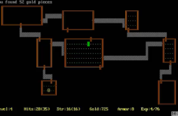 Скриншот из игры «Rogue»