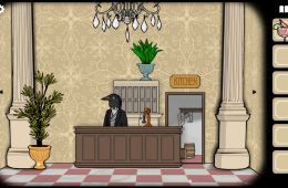 Скриншот из игры «Rusty Lake Hotel»