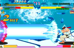 Скриншот из игры «Marvel vs. Capcom: Clash of Super Heroes»