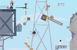 Скриншот из игры «Ultimate Chicken Horse»