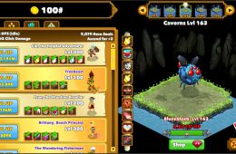 Скриншот из игры «Clicker Heroes»