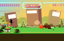 Скриншот из игры «Bit.Trip Runner»
