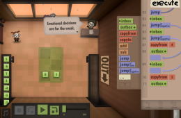 Скриншот из игры «Human Resource Machine»