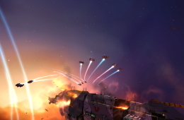Скриншот из игры «Homeworld 2»