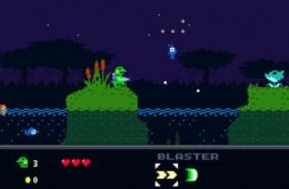 Скриншот из игры «Kero Blaster»