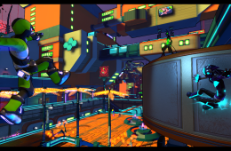 Скриншот из игры «Hover: Revolt of Gamers»