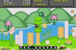 Скриншот из игры «Super Fantasy Zone»