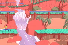 Скриншот из игры «OlliOlli World»