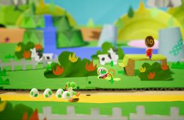 Скриншот из игры «Yoshi's Crafted World»