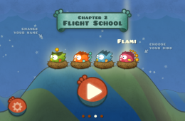 Скриншот из игры «Tiny Wings»
