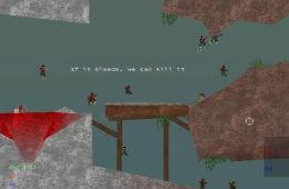 Скриншот из игры «Soldat»