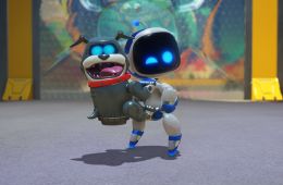 Скриншот из игры «Astro Bot»