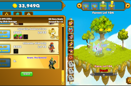 Скриншот из игры «Clicker Heroes»