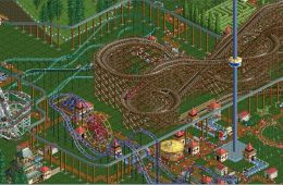 Скриншот из игры «RollerCoaster Tycoon»