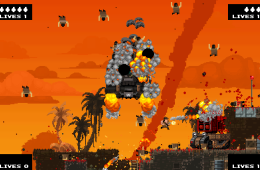 Скриншот из игры «Broforce»