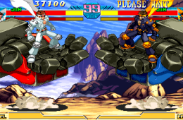 Скриншот из игры «Marvel vs. Capcom: Clash of Super Heroes»