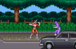 Скриншот из игры «Mighty Morphin Power Rangers»