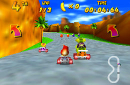 Скриншот из игры «Diddy Kong Racing»