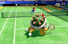 Скриншот из игры «Mario Tennis: Ultra Smash»