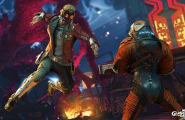 Скриншот из игры «Marvel's Guardians of the Galaxy»