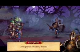 Скриншот из игры «SteamWorld Quest: Hand of Gilgamech»
