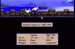 Скриншот из игры «Sid Meier's Pirates!»