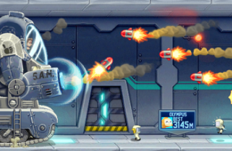Скриншот из игры «Jetpack Joyride»