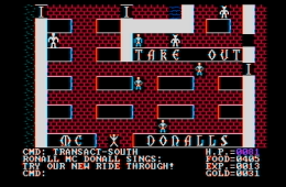 Скриншот из игры «Ultima II: The Revenge of the Enchantress»