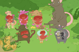 Скриншот из игры «The Ratchelor: A Rat Dating Sim»